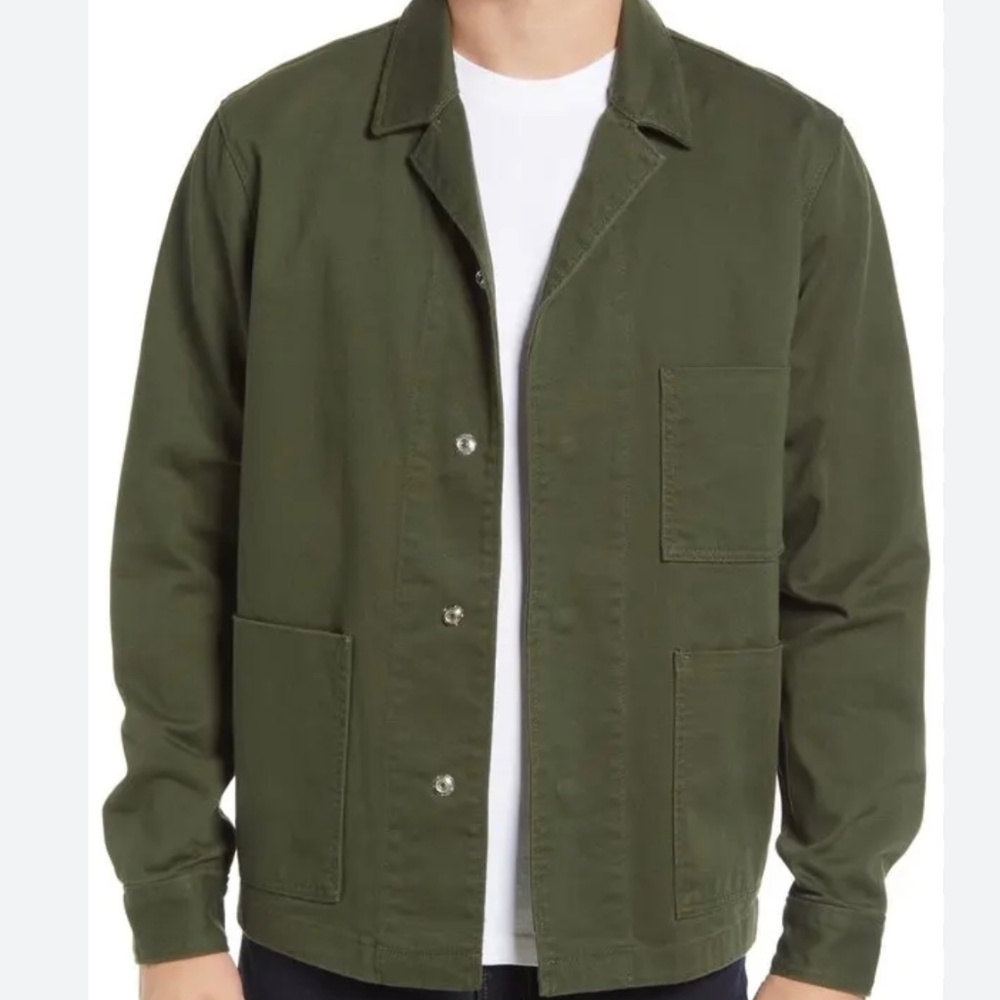 Frame Workwear Jacket Rifle Green Sz Medium